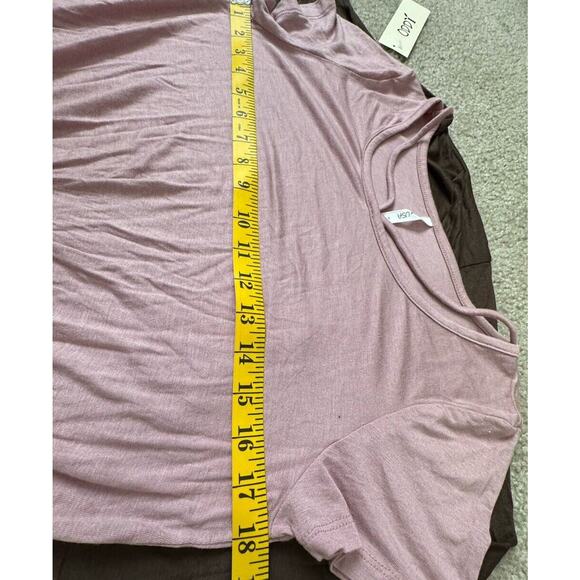 Oddy & Active USA Long Sleeve Top w Lace Size Medium New Bundle Of 2 Tops - Picture 7 of 10